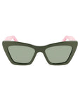 Ferragamo Bicolor Acetate Sunglasses