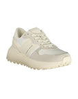 Tommy Hilfiger White Polyurethane Women Sneaker