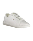 Tommy Hilfiger Bianco Polyurethane Women Sneaker