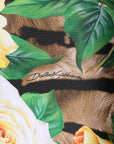 Dolce & Gabbana Multicolor Floral Print Sheath Mini Dress