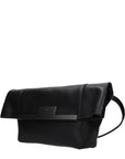 Max Mara Black Leather Shoulder Bag