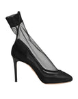 Dolce & Gabbana Black Nylon Stretch Mesh Sock Boots  Shoes