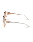 Guess Rose Gold Metal Sunglasses