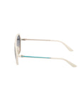 Guess White Resin Sunglasses