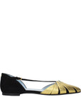 Valentino Garavani Black Leather Flat Sandals