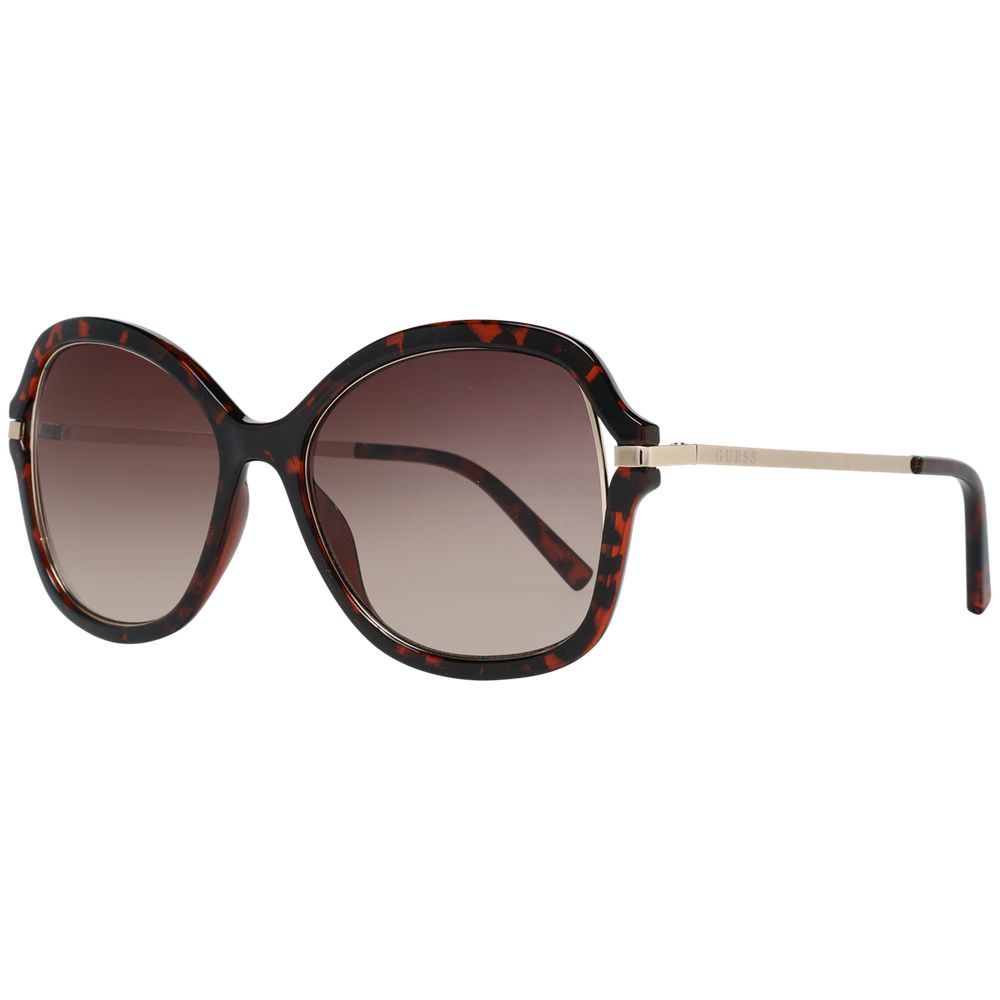 Guess Brown Metal &amp; Plastic Sunglasses
