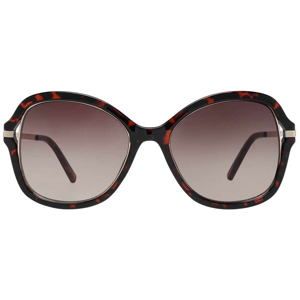 Guess Brown Metal &amp; Plastic Sunglasses