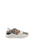 Burberry Beige Cotton Athletic Sneakers