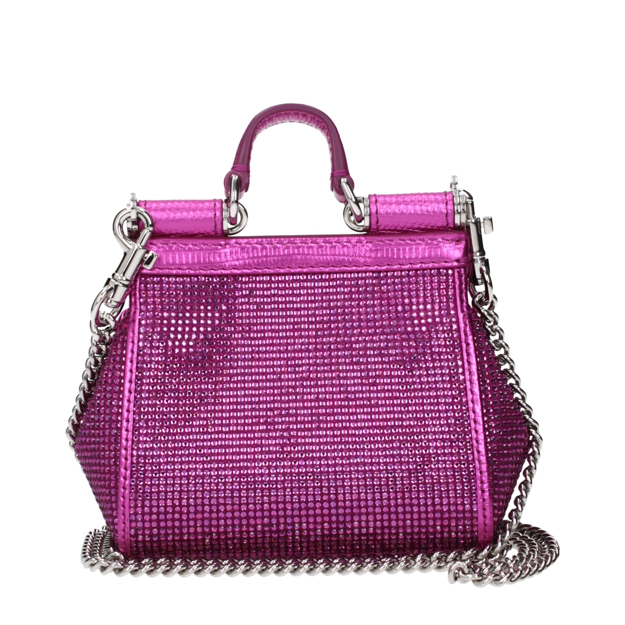 Dolce &amp; Gabbana Pink Satin Handbag