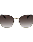 Longchamp Gold Metal Sunglasses