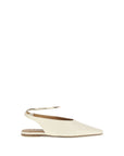 Jil Sander Beige Goatskin Ballet Flats