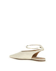 Jil Sander Beige Goatskin Ballet Flats
