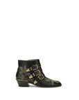 Chloé Black Calf Leather Bos Taurus Ankle Boots