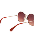 Max Mara Rose Gold Metal Sunglasses