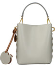 Stella McCartney Gray Leather Handbag