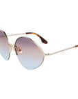 Victoria Beckham Gold Metal Sunglasses