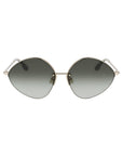 Victoria Beckham Gold Metal Sunglasses