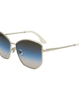 Victoria Beckham Gold Metal Sunglasses