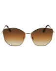 Victoria Beckham Gold Metal Sunglasses