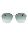 Victoria Beckham Gold Metal Sunglasses