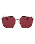 Victoria Beckham Gold Metal Sunglasses