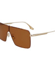 Victoria Beckham Gold Metal Sunglasses