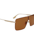 Victoria Beckham Gold Metal Sunglasses