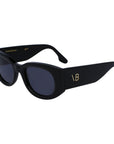 Victoria Beckham Black Acetate Sunglasses