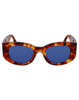 Victoria Beckham Brown Acetate Sunglasses