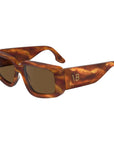 Victoria Beckham Brown Acetate Sunglasses