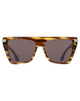 Victoria Beckham Brown Acetate Sunglasses