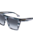 Victoria Beckham Gray Acetate Sunglasses