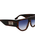 Victoria Beckham Brown Acetate Sunglasses