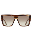 Victoria Beckham Brown Acetate Sunglasses