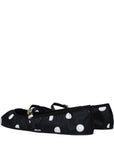 Dolce & Gabbana Black Fabric Ballet Flats