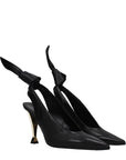 Givenchy Black Leather High Heel Pumps