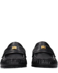 Givenchy Black Leather Slip-On Loafers