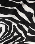 Dolce & Gabbana Black White Zebra Sleeveless A-line Dress