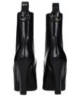 Valentino Garavani Black Leather Ankle Boots