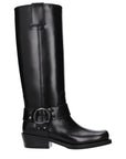 Valentino Garavani Black Leather Boots