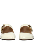 Chloé Beige Leather Ballet Flats