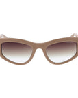 Trussardi Beige Acetate Sunglasses