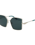 Trussardi Silver Metal Sunglasses