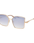 Trussardi Gold Metal Sunglasses