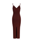 Versace Bordeaux Viscose Casual Dress