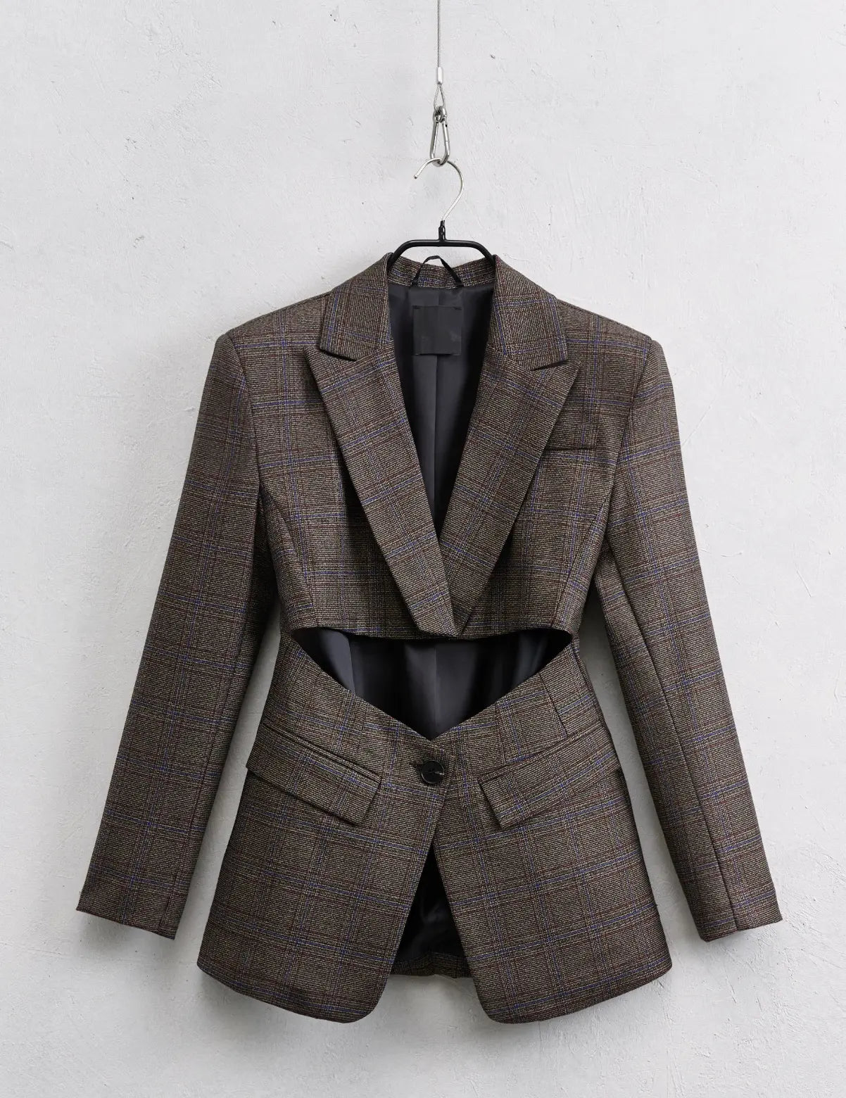 Blazer Scozzese Cut-Out Fijame