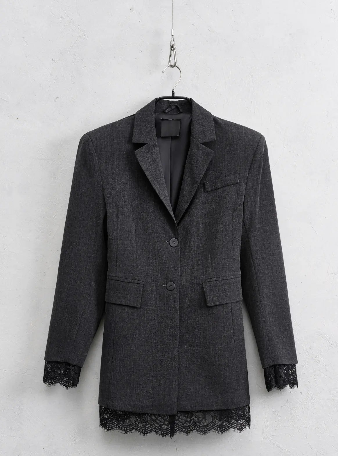 Blazer con dettagli in Pizzo Fijame