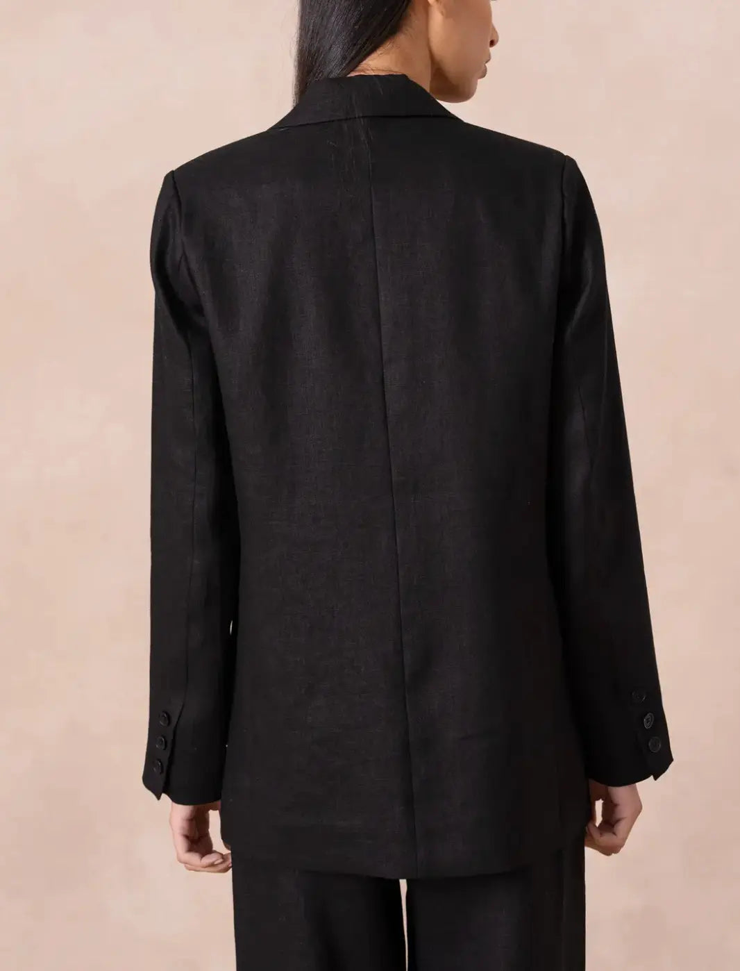 Blazer dritto in lino Estefy-shop