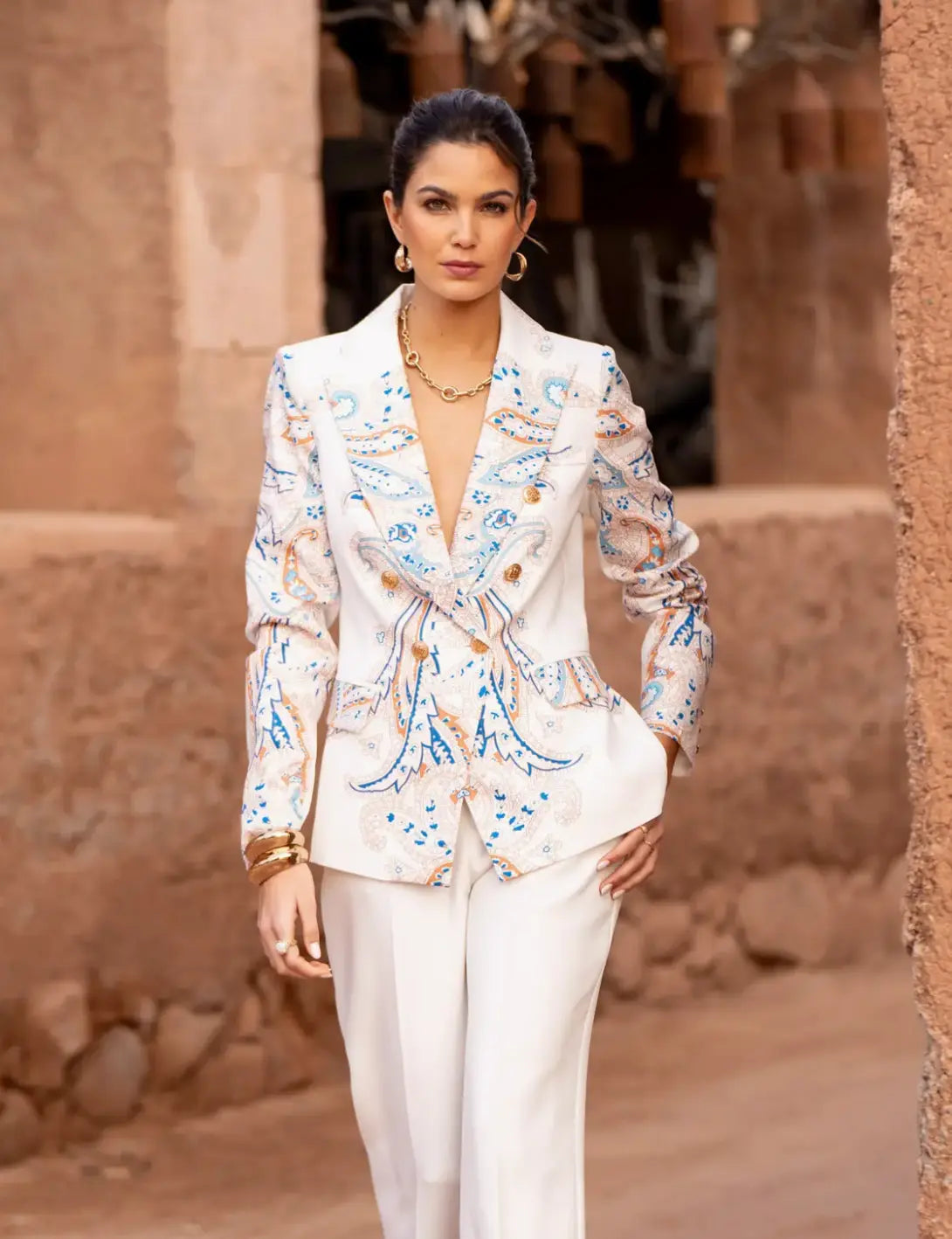 Blazer stampato Estefy-shop