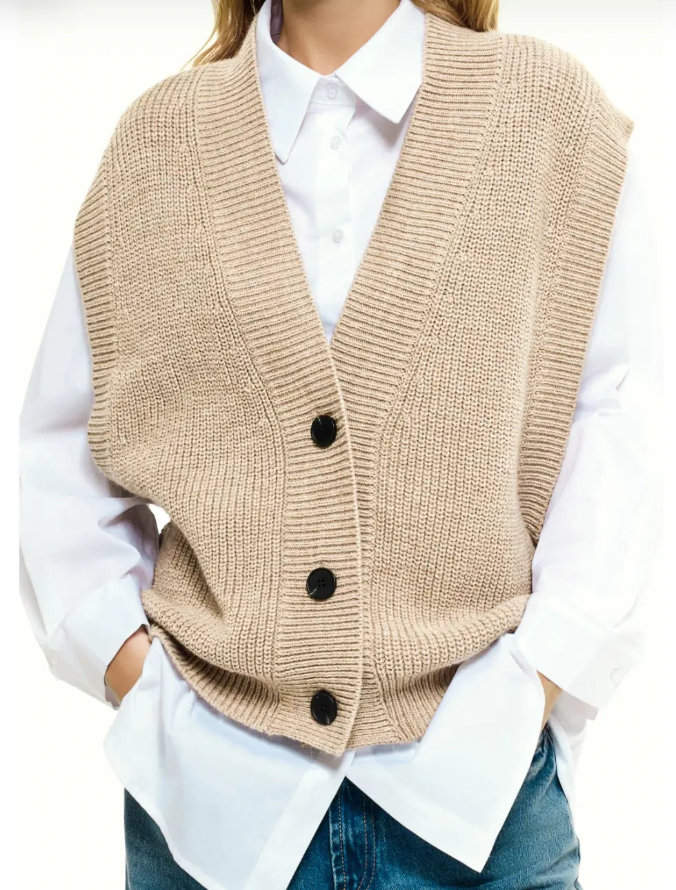 Gilet Oversize Neutro Fijame